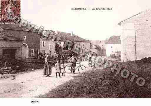 Ville de XARONVAL, carte postale ancienne