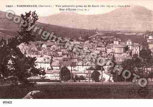 Ville de YSSINGEAUX, carte postale ancienne