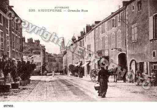 Ville de AIGUEPERSE, carte postale ancienne