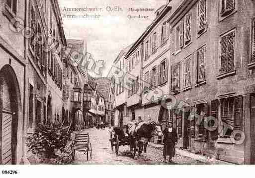 Ville de AMMERSCHWIHR, carte postale ancienne