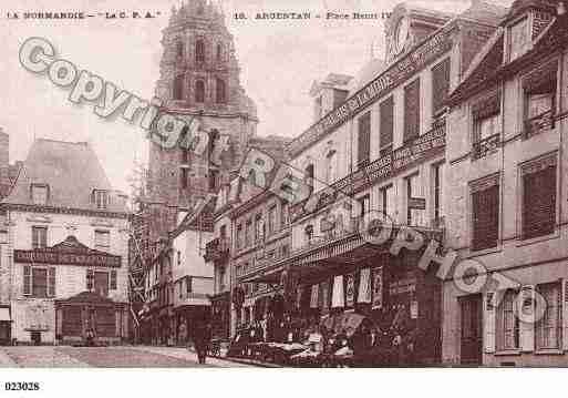 Ville de ARGENTAN, carte postale ancienne