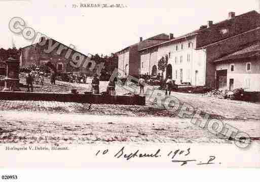 Ville de BARBAS, carte postale ancienne