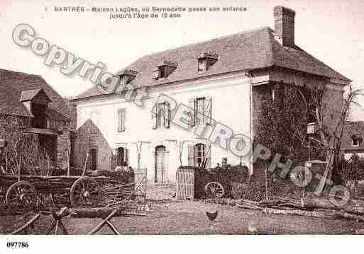 Ville de BARTRES, carte postale ancienne