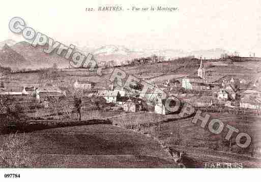 Ville de BARTRES, carte postale ancienne
