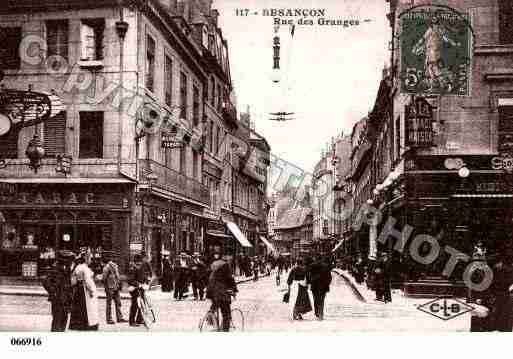 Ville de BESANCON, carte postale ancienne