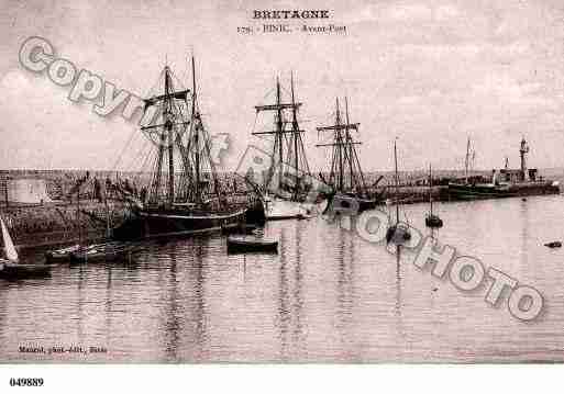 Ville de BINIC, carte postale ancienne