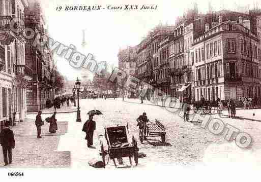 Ville de BORDEAUX, carte postale ancienne