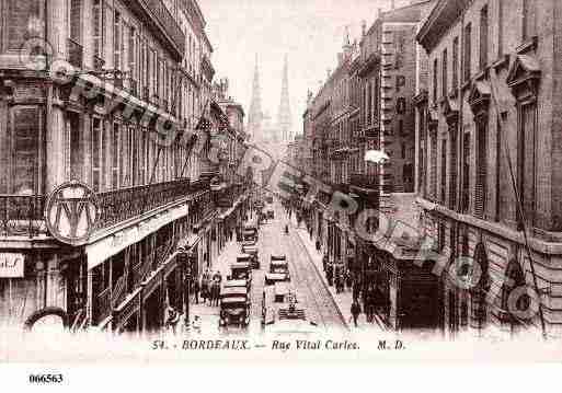 Ville de BORDEAUX, carte postale ancienne