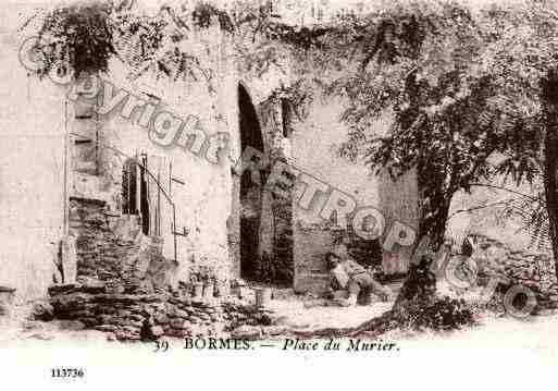 Ville de BORMESLESMIMOSAS, carte postale ancienne