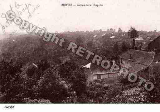 Ville de BROYES, carte postale ancienne