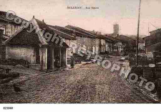 Ville de BULLIGNY, carte postale ancienne