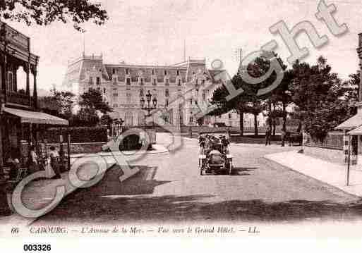 Ville de CABOURG, carte postale ancienne