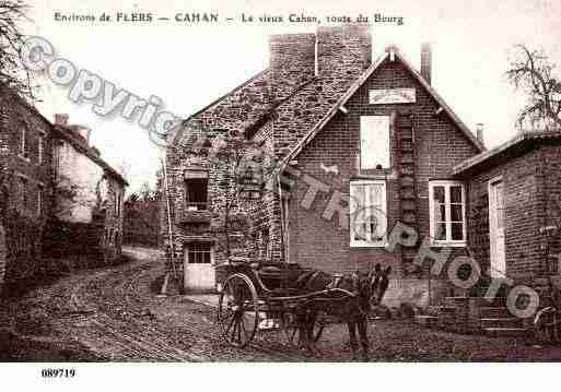Ville de CAHAN, carte postale ancienne