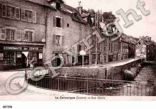 Ville de CANOURGUE(LA), carte postale ancienne