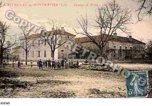 Ville de CASTELNAUMONTRATIER, carte postale ancienne