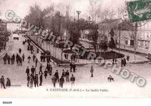 Ville de CAUSSADE, carte postale ancienne