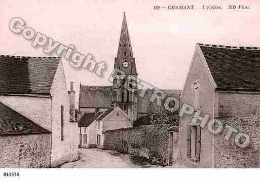 Ville de CHAMANT, carte postale ancienne