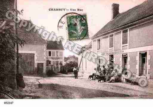 Ville de CHARBUY, carte postale ancienne