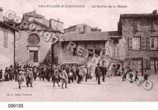 Ville de CHATILLON, carte postale ancienne