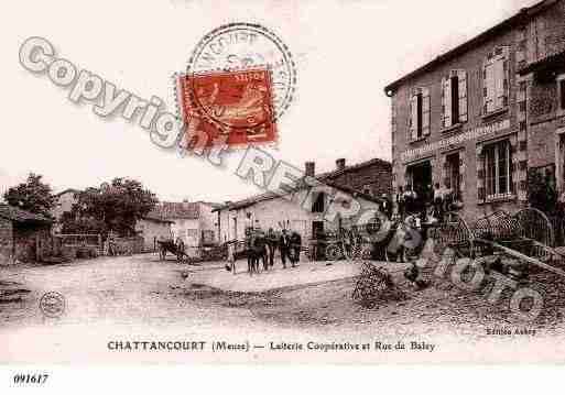 Ville de CHATTANCOURT, carte postale ancienne