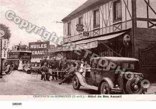 Ville de CHAUFFOURLESBONNIERES, carte postale ancienne