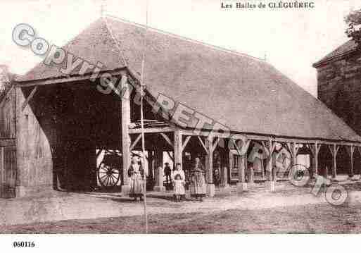 Ville de CLEGUEREC, carte postale ancienne