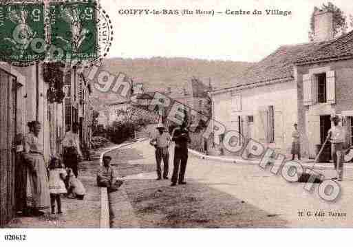 Ville de COIFFYLEBAS, carte postale ancienne