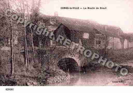 Ville de COMBSLAVILLE, carte postale ancienne