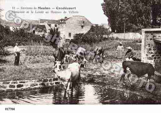 Ville de CONDECOURT, carte postale ancienne