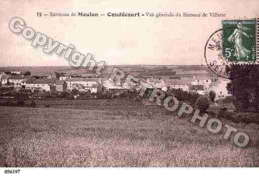 Ville de CONDECOURT, carte postale ancienne