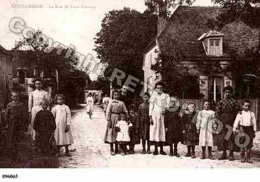 Ville de COURCEMAIN, carte postale ancienne