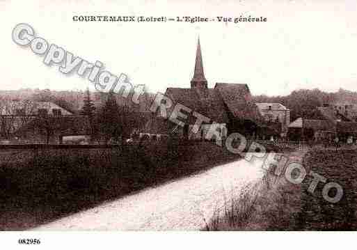 Ville de COURTEMAUX, carte postale ancienne