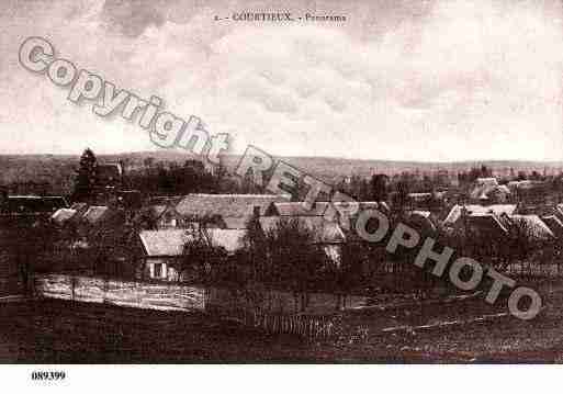 Ville de COURTIEUX, carte postale ancienne