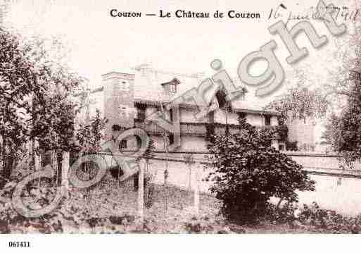 Ville de COUZON, carte postale ancienne