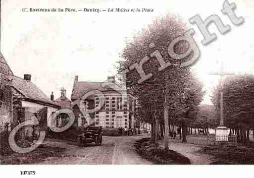 Ville de DANIZY, carte postale ancienne