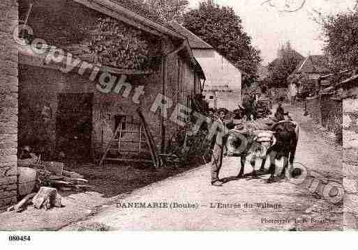 Ville de DANNEMARIESURCRETE, carte postale ancienne Ville de DANNEMARIESURCRETE, carte postale ancienne