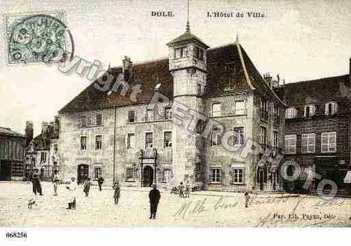 Ville de DOLE, carte postale ancienne