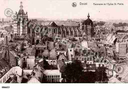 Ville de DOUAI, carte postale ancienne