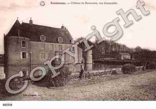 Ville de ECOMMOY, carte postale ancienne