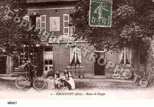 Ville de ESCAMES, carte postale ancienne