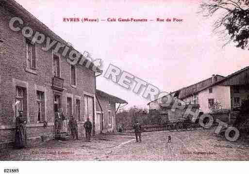 Ville de EVRES, carte postale ancienne