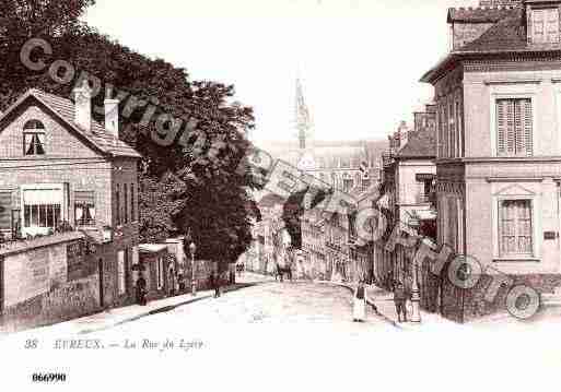 Ville de EVREUX, carte postale ancienne