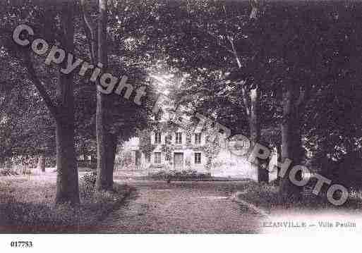 Ville de EZANVILLE, carte postale ancienne