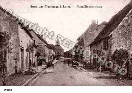 Ville de FENETRANGE, carte postale ancienne