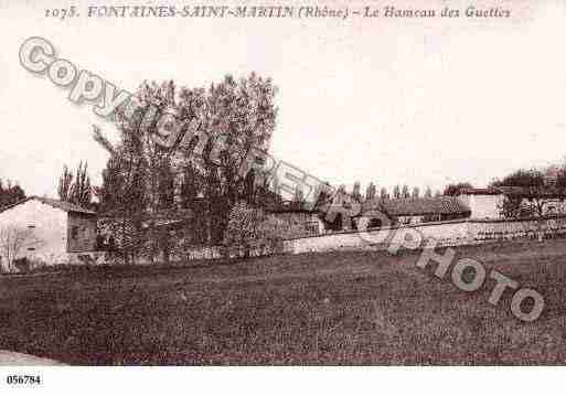 Ville de FONTAINESSAINTMARTIN, carte postale ancienne Ville de FONTAINESSAINTMARTIN, carte postale ancienne