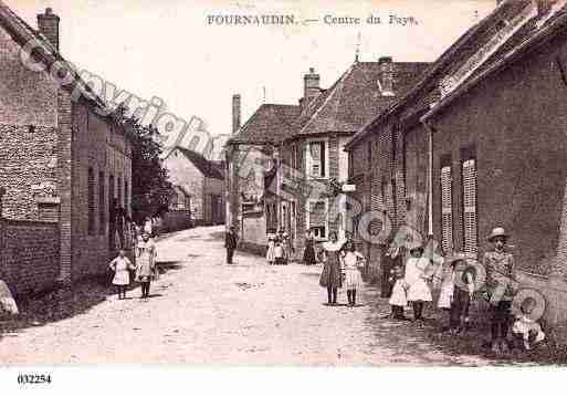 Ville de FOURNAUDIN, carte postale ancienne