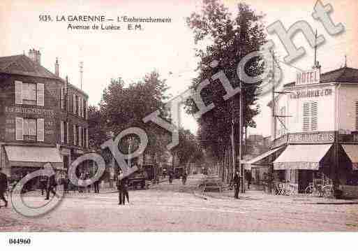 Ville de GARENNECOLOMBES(LA), carte postale ancienne