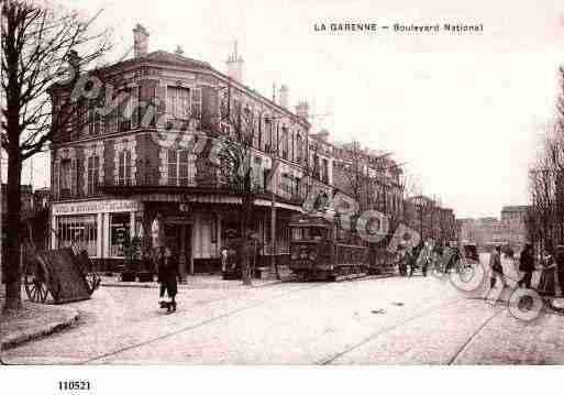 Ville de GARENNECOLOMBES(LA), carte postale ancienne