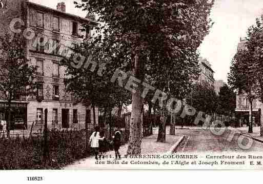 Ville de GARENNECOLOMBES(LA), carte postale ancienne