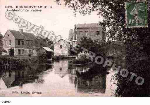 Ville de HONDOUVILLE, carte postale ancienne